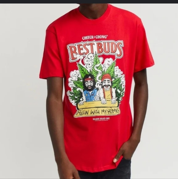 Reason x Cheech & Chong best buds tee - Picture 1 of 7